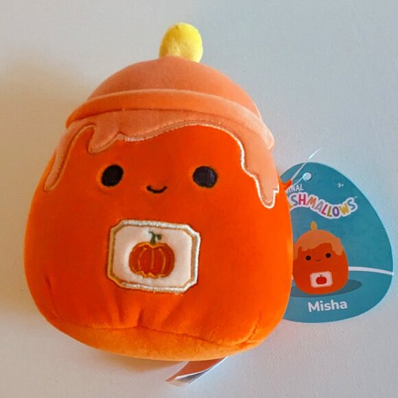 Squishmallows Other - NWT 5" Misha Pumpkin Spice Candle Squishmallows Autumn Fall Harvest Plushie Toy